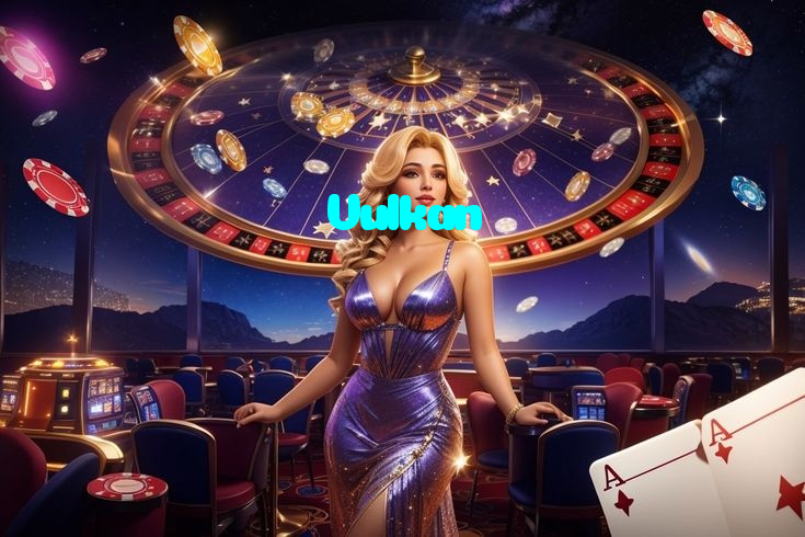 Vulkan casino presented on mobile device in Pakistan with slots and live games